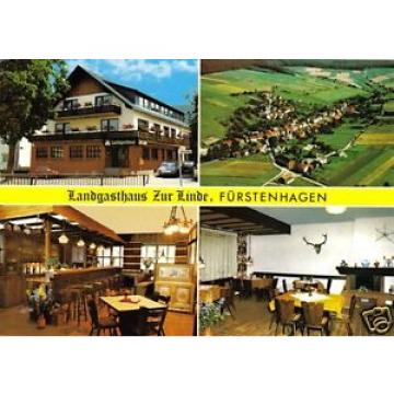 AK, Uslar, OT Fürstenhagen, Landgasthaus Zur Linde, vier Abb., um 1985