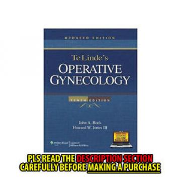 FAST SHIP: Te Linde&#039;S Operative Gynecology  10E by John A. Ro
