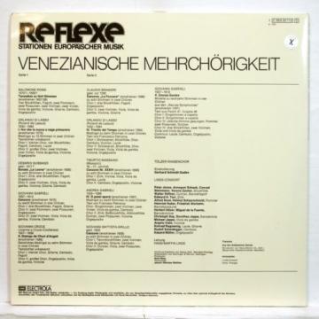 LINDE CONSORT - VENETIAN POLYCHORAL MUSIC - EMI Reflexe LP NM