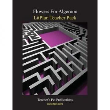 NEW Litplan Teacher Pack: Flowers for Algernon by Barbara M. Linde Paperback Boo