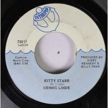 Rock 45 Dennis Linde - Good Things Stem From Rock &amp; Roll / Kitty Starr On Intrep