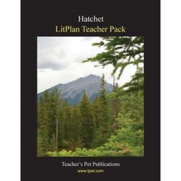 NEW Litplan Teacher Pack: Hatchet by Barbara M. Linde Paperback Book (English) F