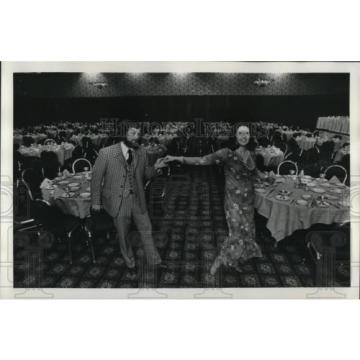 1979 Press Photo John &amp; Patty Linde dancing at Grand Ballroom of Hilton Hotel