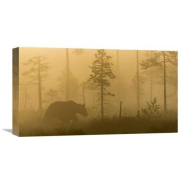 Global Gallery &#039;Morning Fog&#039; by Svein Ove Linde Graphic Art on Wrapped Canvas