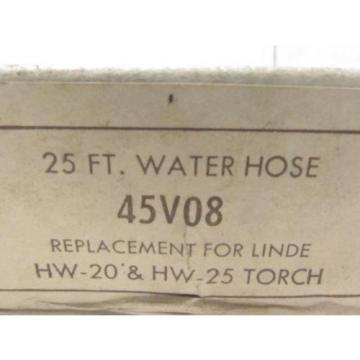 NOS 45V08 Tig Torch Water Hose 25&#039; Replaces Linde HW-20 &amp; HW-25
