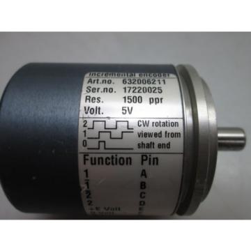 Leine &amp; Linde 632006211 Incremental Encoder 1500 ppr Resolution, 5V, 20mm x 10mm