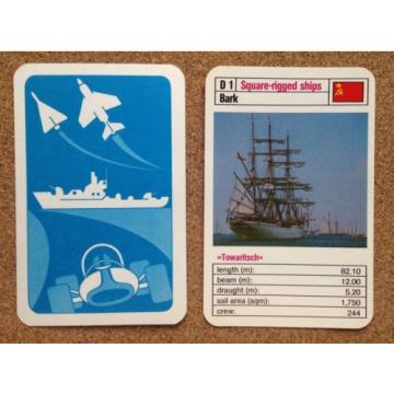 TOP TRUMPS Single Card SAILING SHIPS - Various