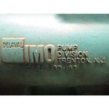IMO Division Delaval Type G3D-187 Positive Displacement Hydraulic Screw Pump