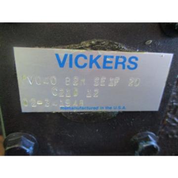 NEW VICKERS HYDRAULIC PUMP PV040B2RSE1F20 C21D12