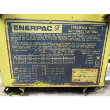 ENERPAC PEM3602B 30000 Submerged 10,000PSI Max. Electric Hydraulic Pump 1Phase