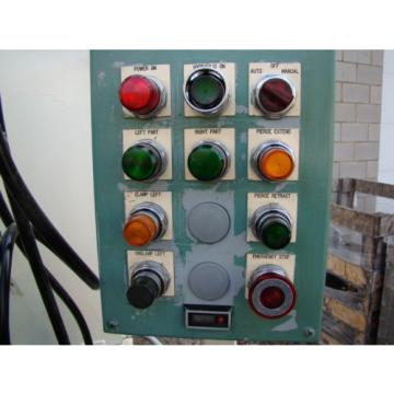 Hydraulic Press Station Barnes 7.5HP Power Unit Omron PLC Cylinder Punch Die