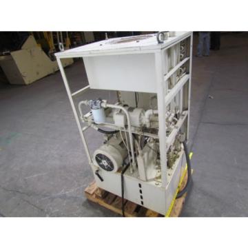 Okuma Hydraulic power unit pump tank and cooling unit from MC-50VA CNC
