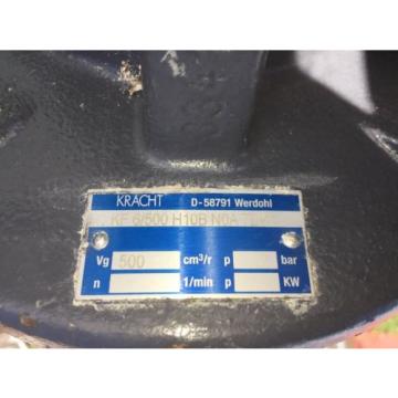 Kracht Gear Pump KF 6/500 H10BN0A 7DPI Vg 500