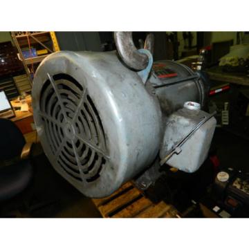 10 HP AC Motor w/ Vickers Hydraulic Pump, VQ10-A2R-SE15-20-C21-12, Used