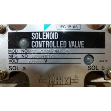 Daikin KSO-G02-2NA-30, KS0-G02-2NA30, Hydraulic Solenoid Valve