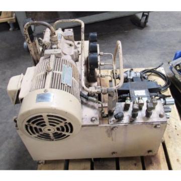 HYDRAULIC POWER UNIT W/ DAIKIN MOTOR PUMP V15A2F-J, PISTON PUMP V15 A2R-40 QE