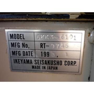 IKEYAMA DAIKIN 6KK3-6101 Hydraulic Oil Unit Tank Motor Pump VDR-1B-1A3-U-22
