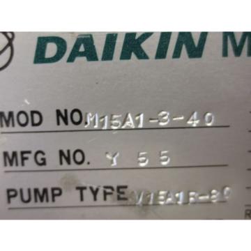 DAIKIN HYDRAULIC OIL MOTOR PUMP M15A1-3-40 PISTON PUMP PVS-1B-16N3-Z-E13