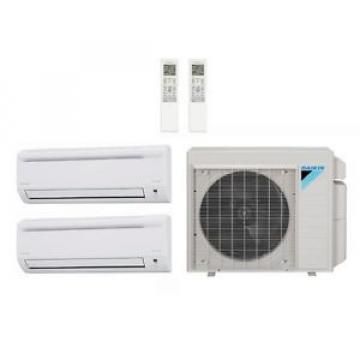 18,000 Btu 177 Seer Daikin Multi Zone Mini Split Heat Pump System - 9K-9K