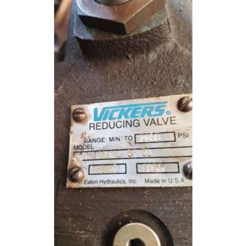 origin Vickers Eaton Hydraulic Reducing Valve F3 XG 10 3F 30 / 590397 Made in USA