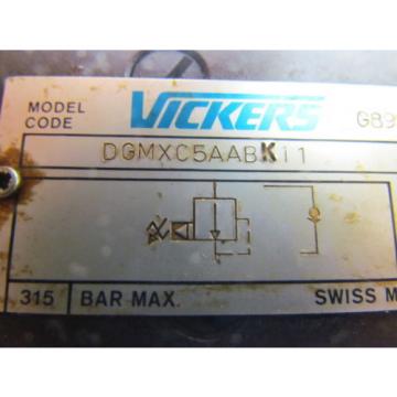 Vickers DGMXC5AABK11 Pressure Reducing Hydraulic Valve NO Key