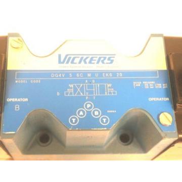 Origin VICKERS DG4V-5-6C-M-U-EK6-20 VALVE DG4V 5 6C M U EK6 20