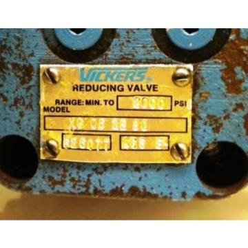 VICKERS REDUCING VALVE XG 06 2B30- 150-2000 PSI