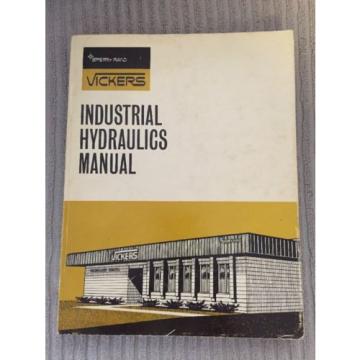 Industrial Hydraulics Manual Sperry Rand Vickers 935100-A 1970 First Edition