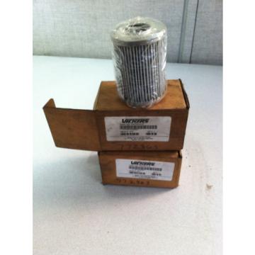 LOT OF 2 V0272B1C10 VICKERS HYDRAULIC FILTER