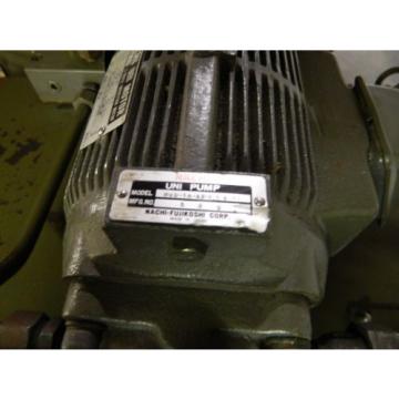 Nachi 2 HP Hydraulic Unit, Nachi Vane Pump VDR-1B-1A2-U21, Used, Warranty