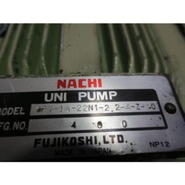 NACHI HYDRAULIC MOTOR LTIS70-NR PUMP UPV-1A-22N1-22-4-Z-10 PVS-1B-22N1-Z-10