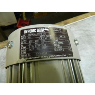 Origin Sumitomo 04 kW Hyponic Drive, RNYM05-1320-40, 220V, Frame F-71M, 3 PH, NNB