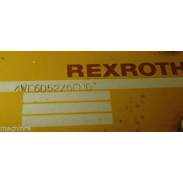 Rexroth Solenoid Operated Valve 4WE6D52/0FND _ 4WE6D520FND _ 4WE6D52/OFND