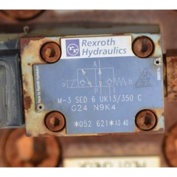 Large Rexroth Hydraulic Valve Manifold and directional control valves