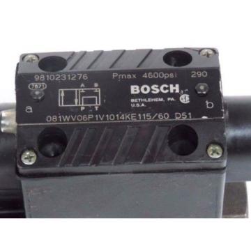 BOSCH REXROTH 9810231276 DIRECTIONAL CONTROL VALVE 081WV06P1V1014KE115/60 D51