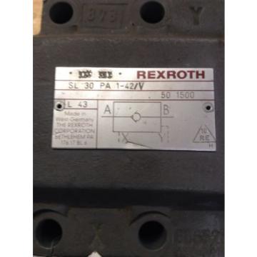 Rexroth Check Valve 1 1/4#034; Blue SL 30 PA 1-42V