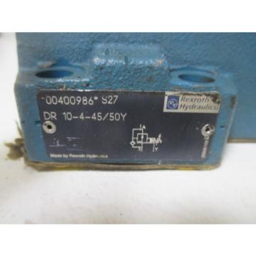 REXROTH DR 10-4-45/50Y DIRECTIONAL VALVE Origin NO BOX