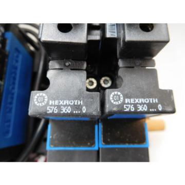 Rexroth Mecman 335 540 064 0 Valve terminal mit 5 x rexroth 576 360 0 rexroth CD