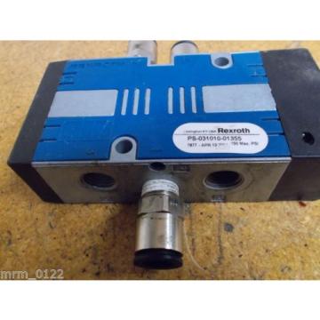 Rexroth PS-031010-01355 Solenoid Valve 150PSI Used