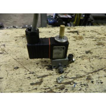 Bosch Rexroth Solenoid Valve, P/N 0820019014, W/ 1824210060 24VDC Coil, Used