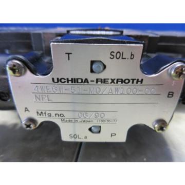 REXROTH VALVE UCHIDA-REXROTH 4WE6W-51-M0/AW100-00 4WE6W-51-MO/AW100-00