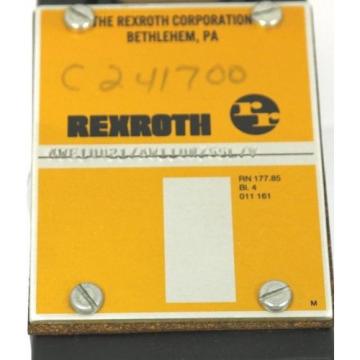 REXROTH 4WE10D21/AW110NZ55L/V VALVE W/ WH70-4-A 359 COIL