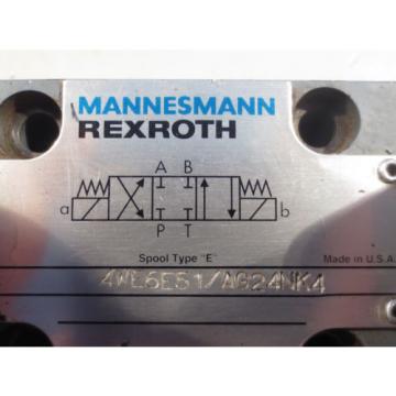 MANNESMANN REXROTH VALVE 4WE6E51/AG24NK4 solenoid valve