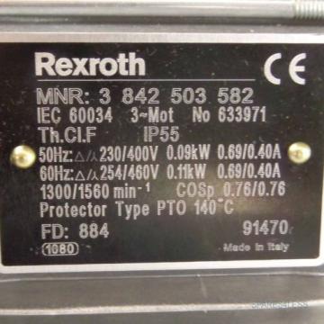 Rexroth Getriebemotor MNR: 3842503582 NOV