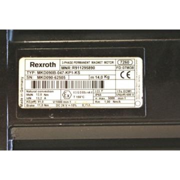 Rexroth Indramat Servomotor MKD090B-047-KP1-KS