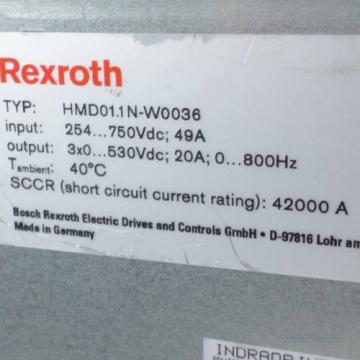 Rexroth Doppelachs-Wechselrichter HMD011N-W0036-A-07-NNNN GEB #K2