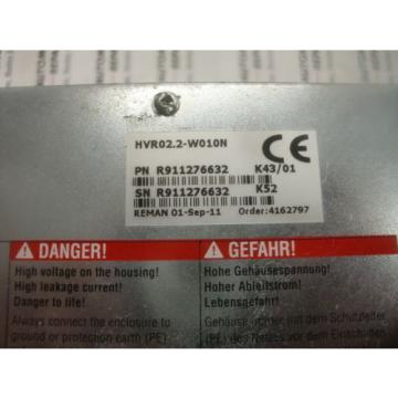 INDRAMAT REXROTH AC POWER SUPPLY HVR022-W010N