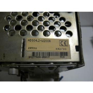 REXROTH INDRAMAT HDS042-W200N DRIVE CONTROLLER WITH DSS021