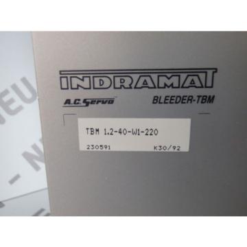 TBM1240W1220 INDRAMAT TBM12-40-W1-220 BOSCH REXROTH INDRAMAT MODULE Origin NIB