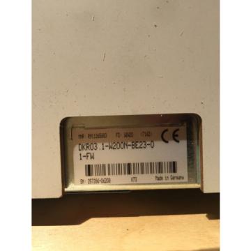 Bosch Rexroth Indramat DKR031-W200N-BE23-01-FW